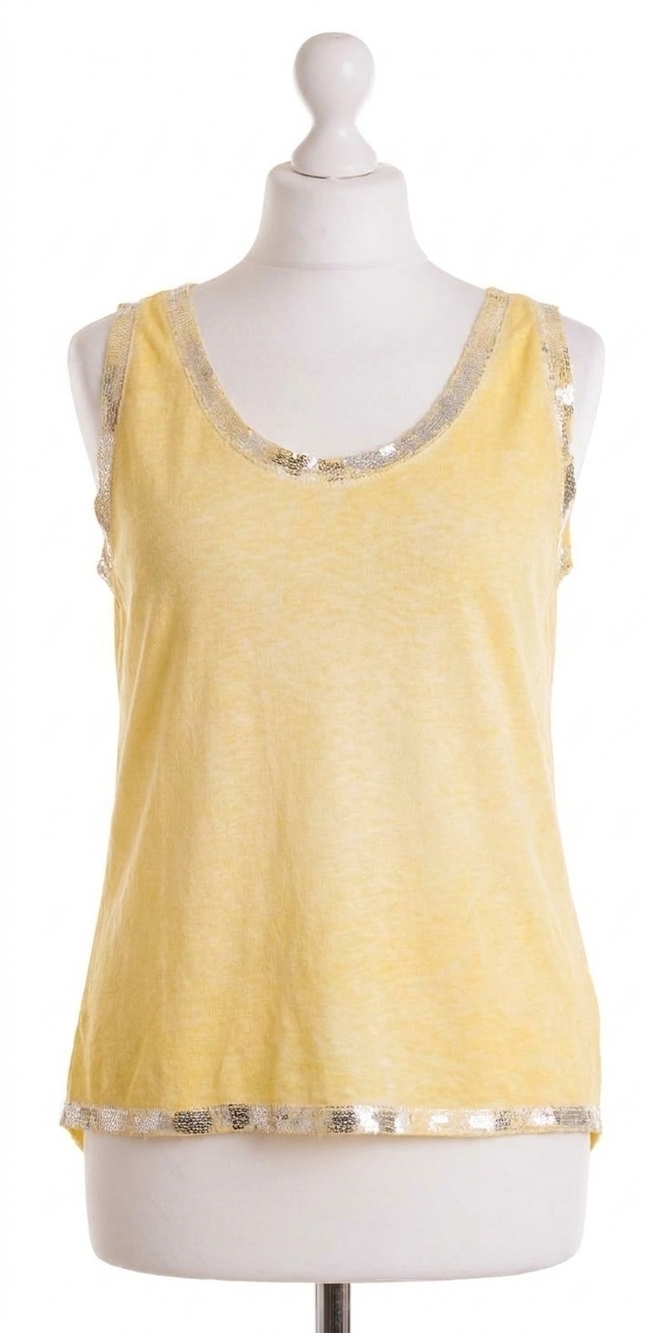 NEW GIGI MODA lunia tank in yellow